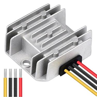 Imagem de Cllena Conversor redutor de tensão DC 8V-40V para 12V 3A automático, conversor redutor de tensão, à prova d'água, fonte de alimentação CC regulada para carrinho de golfe, clube, carro, carro, luz LED