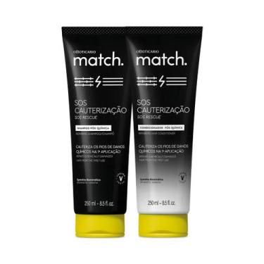 Imagem de Kit Match Sos Cauterização Pós Química Shampoo E Condicionador O Botic