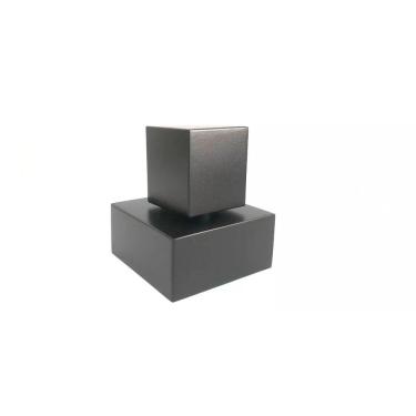 Imagem de Acabamento Registro Quadrado 1.1/2 Padrão Deca Metal Preto