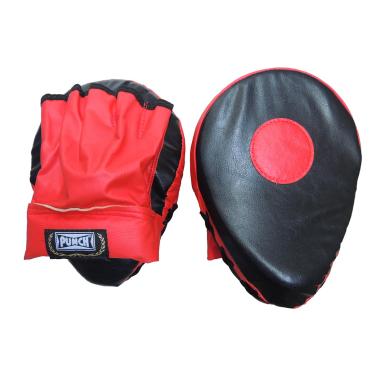 Imagem de Aparador de Soco (Luva De Foco) Punch Unissex Único Preto com Vermelho