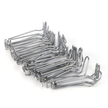 Imagem de Conector de gaiolas de plantas, clipe de mola de suporte de plantas braçadeira de fixação de aço inoxidável para estufa de jardim 30 unidades (Φ16 mm)