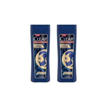 Imagem de Shampoo Clear 200ml Cabelo E Barba-Kit C/2Un