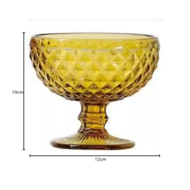 Imagem de Jogo Taças Sobremesa Bico de Abacaxi 6un 310ml (Vinho)