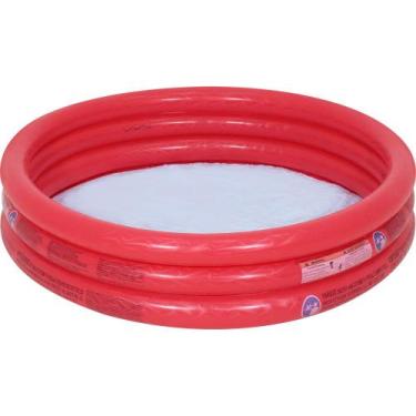 Imagem de Piscina Inflável Infantil Play 3 Anéis 140 Litros Cores Sortidas Bel, 