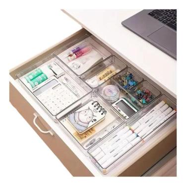 Imagem de Kit 2 Organizador Multiuso Maquiagem Ferramentas Escritorios - PLASTUT