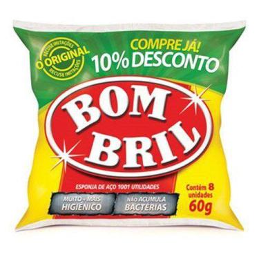 Imagem de Esponja de Aço Bombril Oferta Pacote 8Un