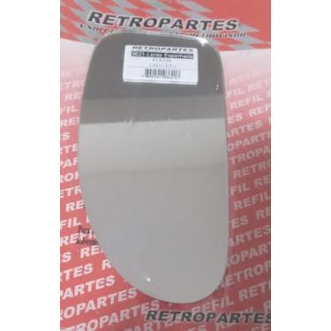 Imagem de Lente Vidro Retrovisor Sem Base, Compatível com Ford Focus 2000-2008, Lado do Motorista