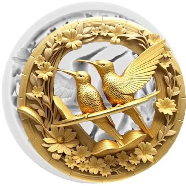 Imagem de CANYANGMOLD Guirlanda de flores, molde de fondant de doces, moldes de silicone para decoração de bolos, topos de cupcake, chocolate, açúcar, polímero, argila, pasta de goma