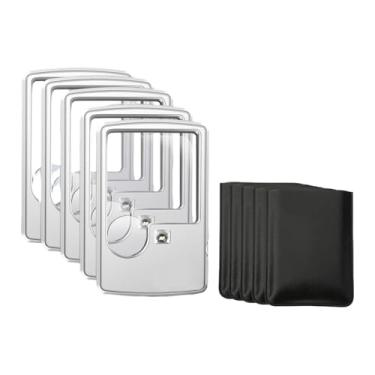 Imagem de Kokiya Lupa de cartão com dupla ampliação portátil com luz de aumento 3X 6X para hobbies, mapas de menu, fabricação de joias