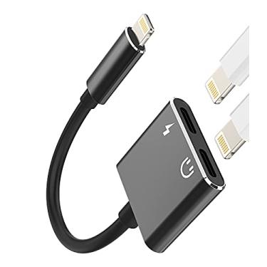 Imagem de HOYULLI Adaptador De Fone Ouvido Compatível Com Iphone Conector Lightning Para Áudio E Carregador, Divisor Carregamento 11 12 Mini Pro Max Xs Xr X Se, Conversor Ipad Certificação Mfi