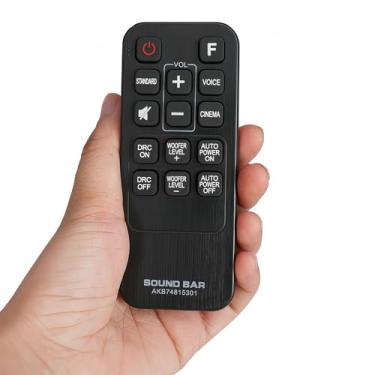 Imagem de Controle remoto de substituição AKB74815301 para LG Soundbar S55A3-D LAS454B S45A1-D LAS453B SH3B SPH3B-W SH3K SJ4Y SPH4B-W LAS485B Sound Bar