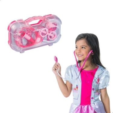 Imagem de Kit Maleta Infantil Médico Mirim Divertido Com 6 Acessórios Brinquedos