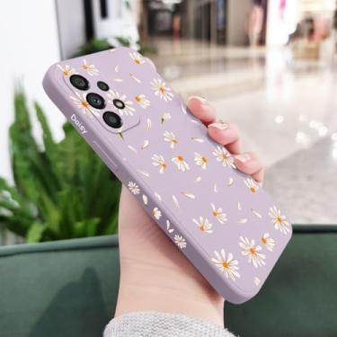 Imagem de Capa de celular Daisys para Samsung A54 A34 A24 A73 A53 A33 A23 A56 A36 A26 A16 A14 A13 A06 A72 A52 A52S A32 A22 A15 A25 A35 A55 4G 5G, roxo claro 2, para A16