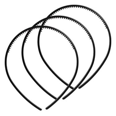 Imagem de Arquinho De Cabelo Preta Tiara Para Meninas Pequeno Com 30 Unidades - 