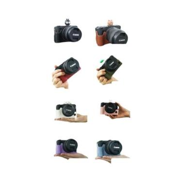 Imagem de Capa Protetora Para Câmera Canon EOS R50V, Capa Meio À Prova D'água E 