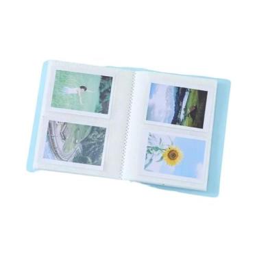 Imagem de Álbum Mini Transparente Para Cartões De Fotos De 3,5 Polegadas Com 80 
