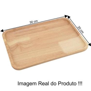 Imagem de Bandeja de Bambu 30 cm P/ Mesa Posta e Decoração Lovely Vibe