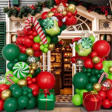 Imagem de Kit de arco de guirlanda de balão de Natal