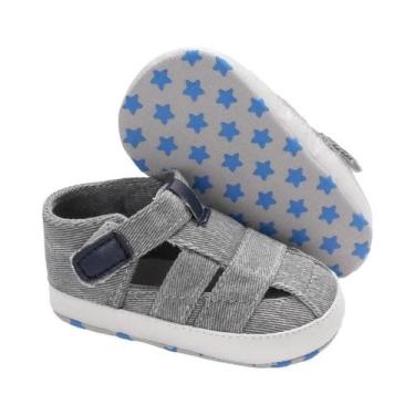 Imagem de Sapatos de Lona Respiráveis para Bebês Recém-Nascidos - Solados Macios