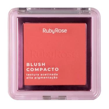 Imagem de Blush Compacto Ruby Rose BL40 HBF8614