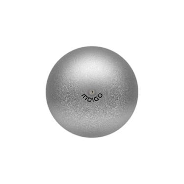 Imagem de DRUNA Bola para ginástica rítmica com glitter | Ideal para treinamento e competição | Dois tamanhos (prata, 19 cm)