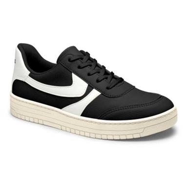 Imagem de Tênis Casual Feminino Preto Essenza White Dakota DA791-0008-Feminino