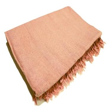 Imagem de Manta para Sofá Tipo Capa Luxo 210x120cm em Algodão – Decorativa e Protetora para Sala(Salmão)