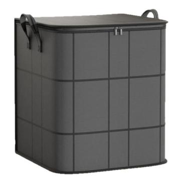 Imagem de Bolsa/caixa de armazenamento de roupas com alça e zíper, impermeável e à prova de umidade, 110L, 50 x 40 x 50 cm