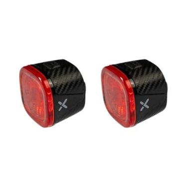 Imagem de Lanterna Traseira Inteligente Recarregável À Prova d'Água Para Bicicle