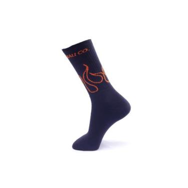 Imagem de Meia Bali Hai Longa Bali Flame, Preto, 35/43