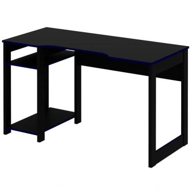 Imagem de Mesa Para Computador Gamer Me4152 Preto Azul Preto Azul