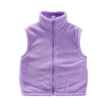 Imagem de Colete De Fleece Polar Sem Mangas Para Adolescentes, Roupa Quente De I