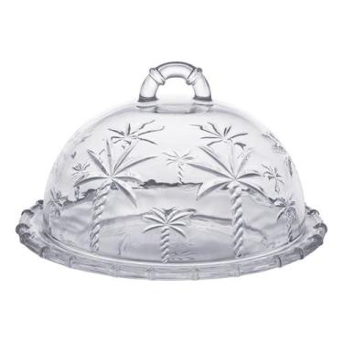 Imagem de Queijeira De Vidro Trancoso Transparente 20cm - Haüskraft