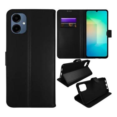 Imagem de Capa Carteira para Samsung Galaxy A06 5G + Película Privacidade Fosca 