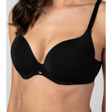Imagem de Sutiã Push Up Liz Lingerie - Ref. 51805, Preto, 40DD