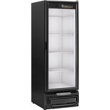 Imagem de Freezer Vertical 577L GPA-57 PR Porta de Vidro Gelopar, Preto, 220V