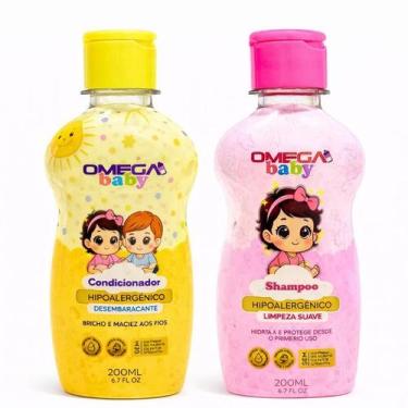 Imagem de Kit Baby Menina Shampoo + Condicionador 200ml - OMEGA BABY