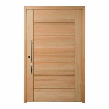 Imagem de Kit Porta Pivotante Maciça de Eucalipto 214x127x14cm PM58 Quartier Cru