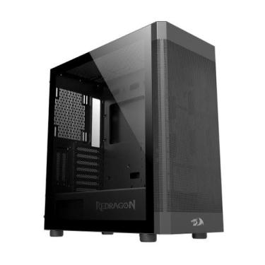 Imagem de Gabinete Gamer Redragon Aeroglass - Lateral em Vidro Temperado - USB 3