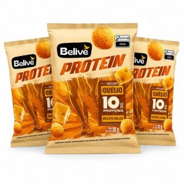 Imagem de Kit 3 Snack Queijo 10g Proteína s/ Glúten BELIVE 35g