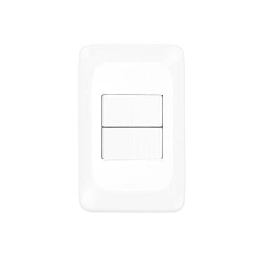Imagem de 2 INTERRUPTORES SIMPLES 4X2 - PIAL POP - LGX101
