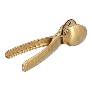 Imagem de Pinça de castanha, alicate abridor de castanhas que economiza mão de obra Operação simples para cozinha para nozes(Ouro)
