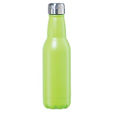 Imagem de Oggi Garrafa esportiva Stella de aço inoxidável com parede dupla selada a vácuo com tampa rosqueada (0,5 LT, 500 ml) - verde