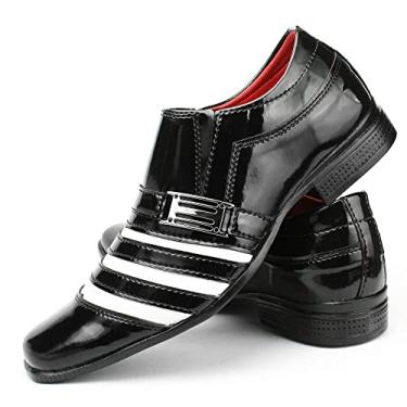 Imagem de SAPATO SOCIAL MASCULINO GRJ SHOES PRETO COM BRANCO (39, PRETO/BRANCO)