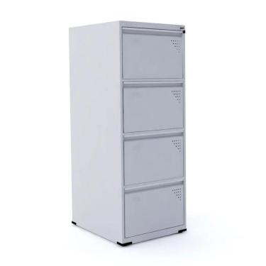 Imagem de Arquivo De Aço 4 Gavetas Pandin Slm - Cinza