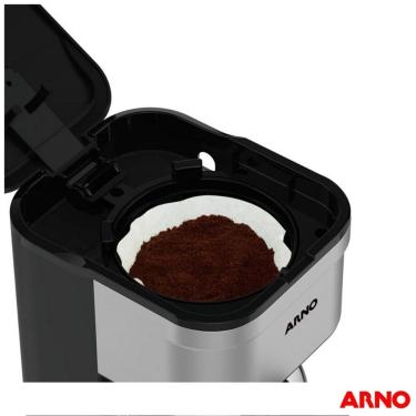 Imagem de Cafeiteira ARNO Preferita Preta para Cafe em PO - CFPF 220V