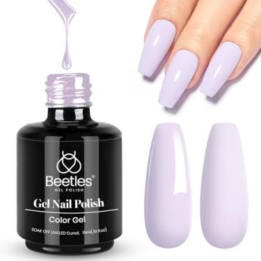 Imagem de beetles Gel Polish 15 ml Lilás Roxo Gel para Unhas Absorver Uv Lâmpada LED Gel Esmalte Arte Manicure Salão DIY Casa Cor Sólida Gel Presente para Mulheres Meninas