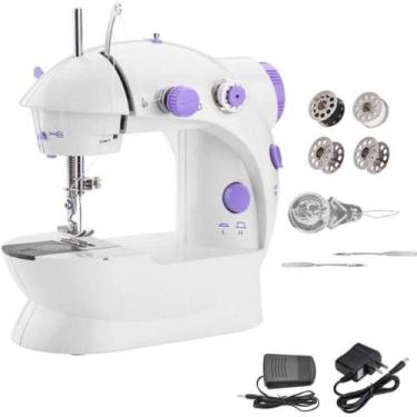 Imagem de Maquina De Costura Portatil Com Bobinas Agulha Bivolt Usb - Kangur, Bi