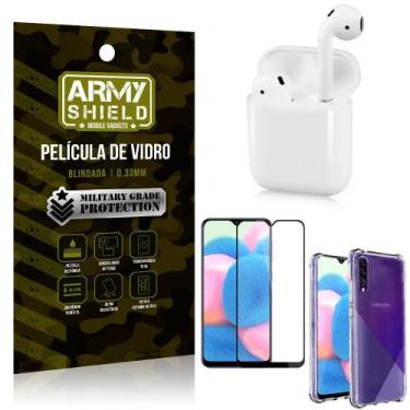 Imagem de Fone Bluetooth LY-122 Samsung A30S + Capinha Anti Impacto + Película 3