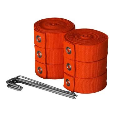 Imagem de Fita De Marcação Vôlei De Praia Pro Laranja - Gismar Redes